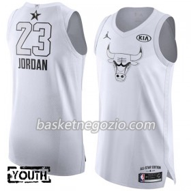 Canotte Bambino Chicago Bulls Michael Jordan 23 2018 All Star Jordan Brand Bianco Swingman